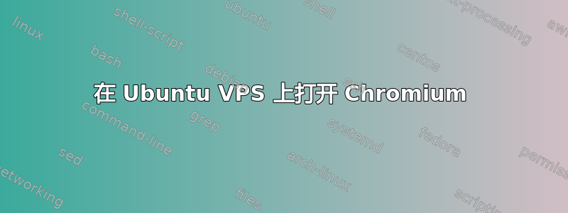 在 Ubuntu VPS 上打开 Chromium