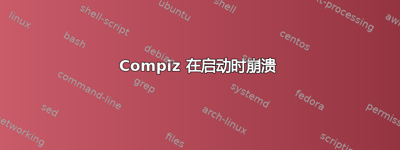 Compiz 在启动时崩溃