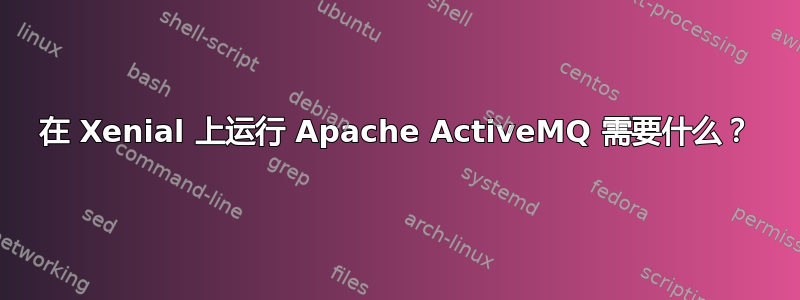 在 Xenial 上运行 Apache ActiveMQ 需要什么？