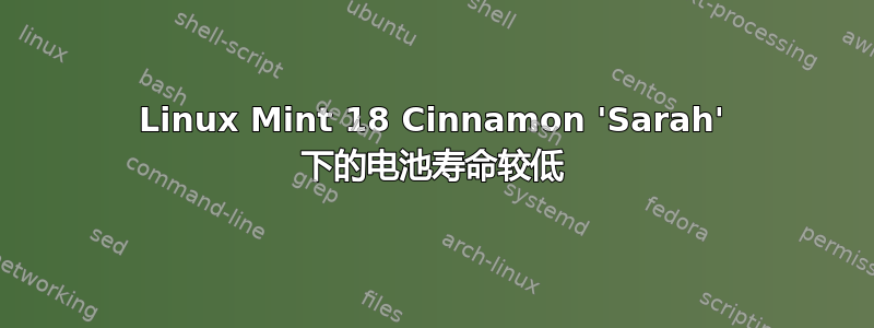 Linux Mint 18 Cinnamon 'Sarah' 下的电池寿命较低