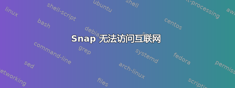 Snap 无法访问互联网