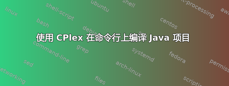 使用 CPlex 在命令行上编译 Java 项目