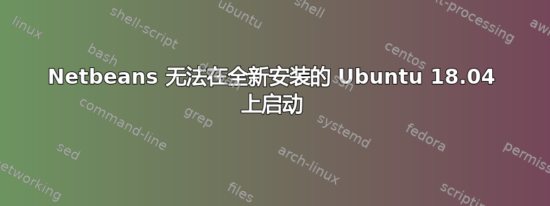 Netbeans 无法在全新安装的 Ubuntu 18.04 上启动