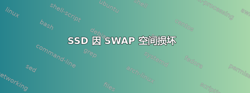 SSD 因 SWAP 空间损坏 