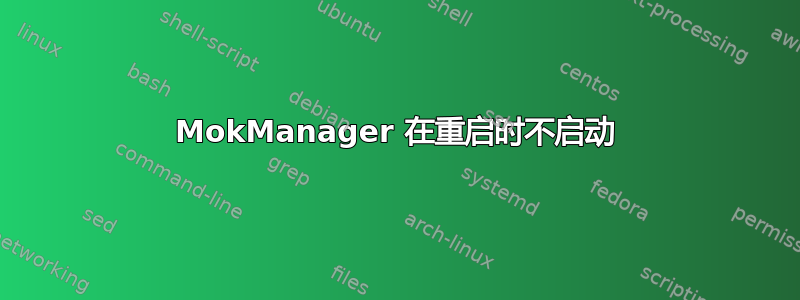 MokManager 在重启时不启动