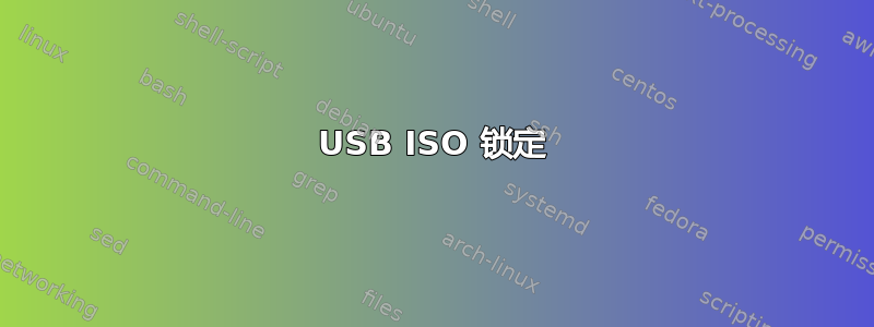 USB ISO 锁定