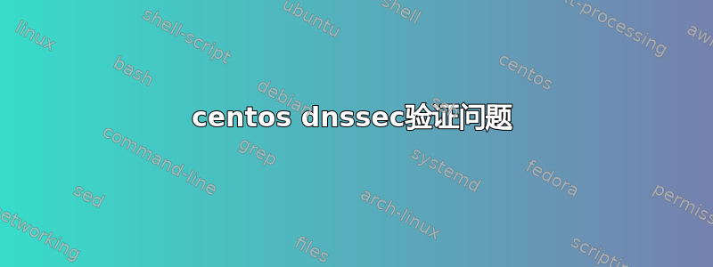 centos dnssec验证问题