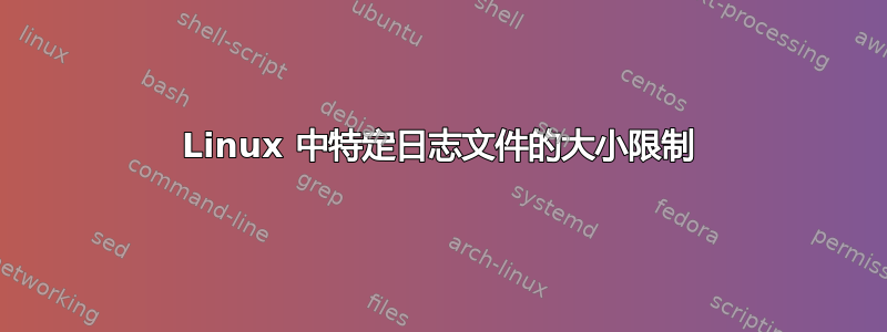 Linux 中特定日志文件的大小限制