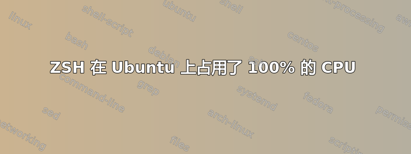 ZSH 在 Ubuntu 上占用了 100% 的 CPU