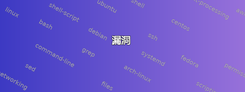 漏洞