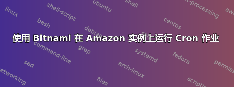 使用 Bitnami 在 Amazon 实例上运行 Cron 作业