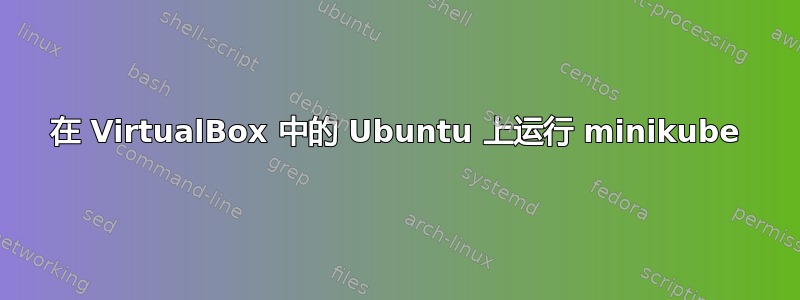 在 VirtualBox 中的 Ubuntu 上运行 minikube