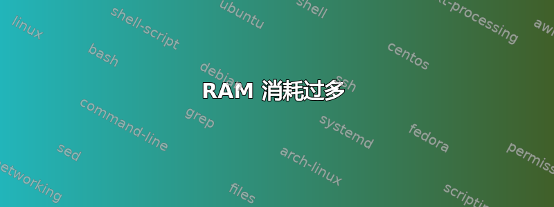 RAM 消耗过多