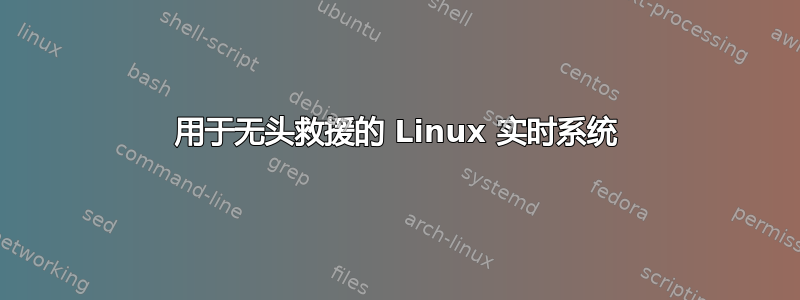 用于无头救援的 Linux 实时系统