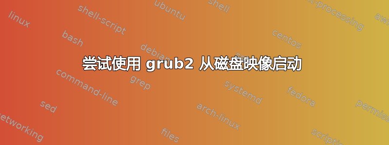 尝试使用 grub2 从磁盘映像启动