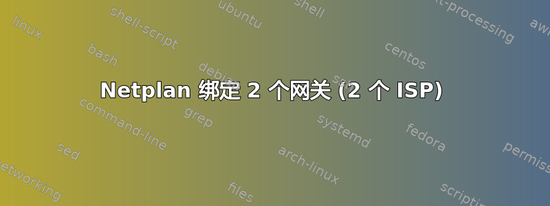 Netplan 绑定 2 个网关 (2 个 ISP)