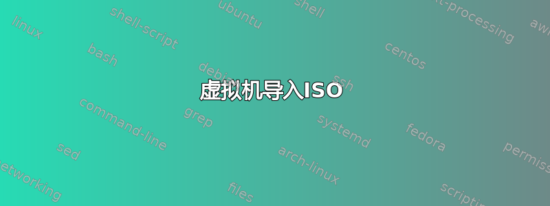 虚拟机导入ISO