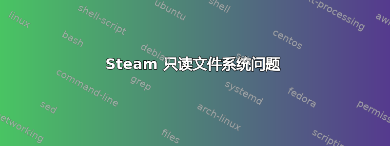 Steam 只读文件系统问题