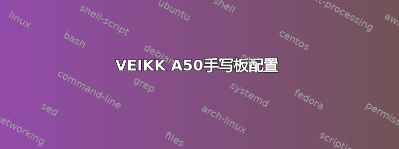 VEIKK A50手写板配置