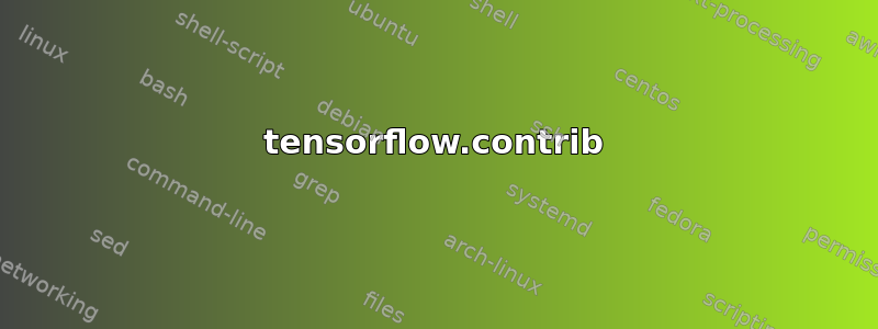 tensorflow.contrib