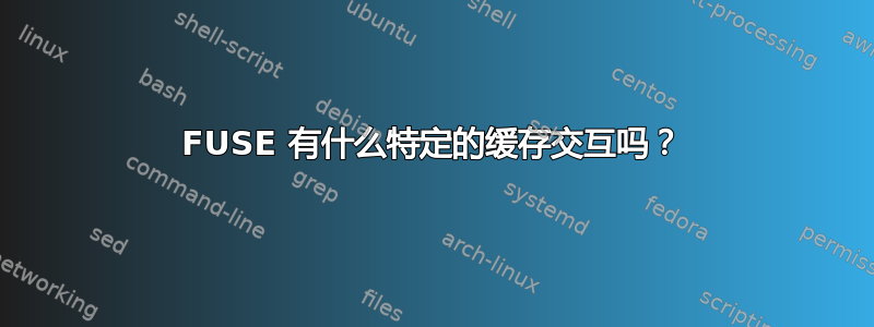 FUSE 有什么特定的缓存交互吗？