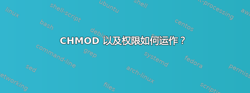 CHMOD 以及权限如何运作？