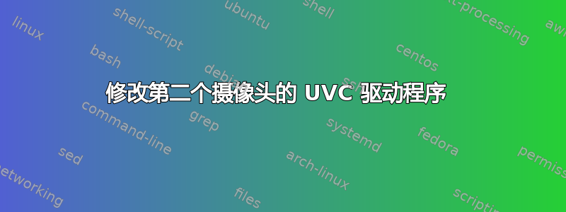 修改第二个摄像头的 UVC 驱动程序 