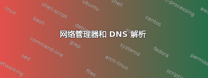 网络管理器和 DNS 解析