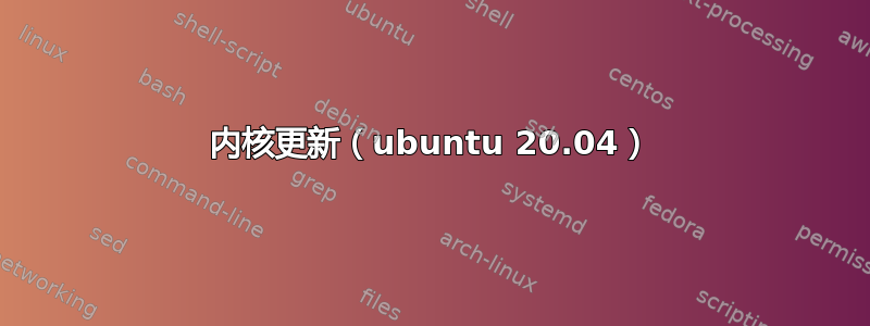 内核更新（ubuntu 20.04）