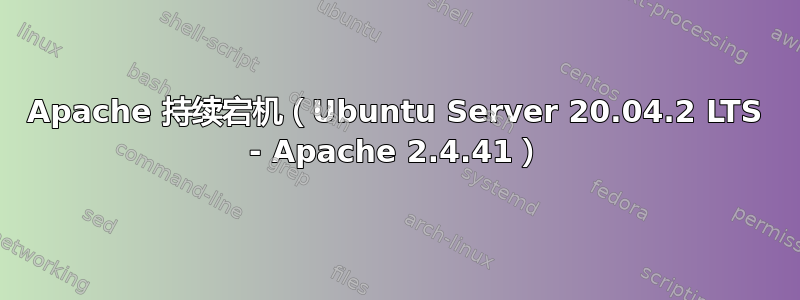 Apache 持续宕机（Ubuntu Server 20.04.2 LTS - Apache 2.4.41）