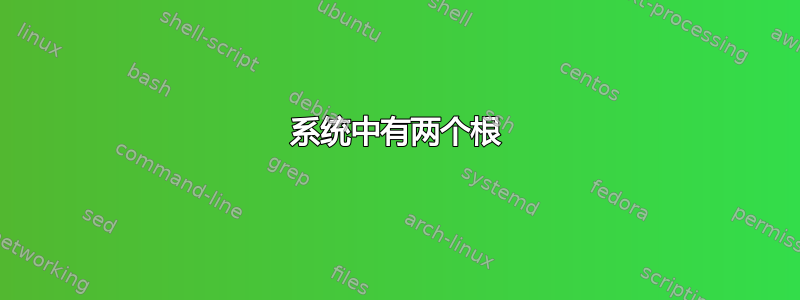 系统中有两个根