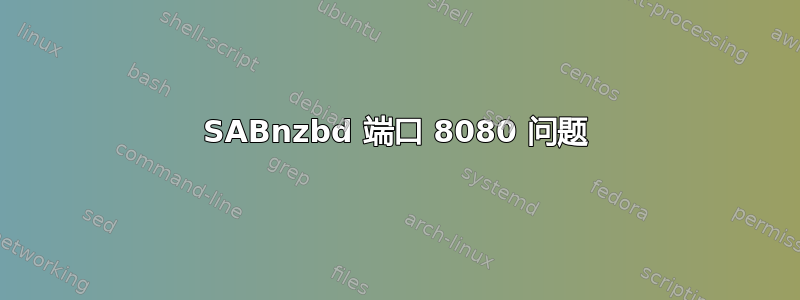 SABnzbd 端口 8080 问题