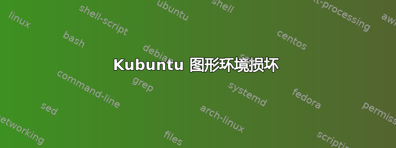 Kubuntu 图形环境损坏