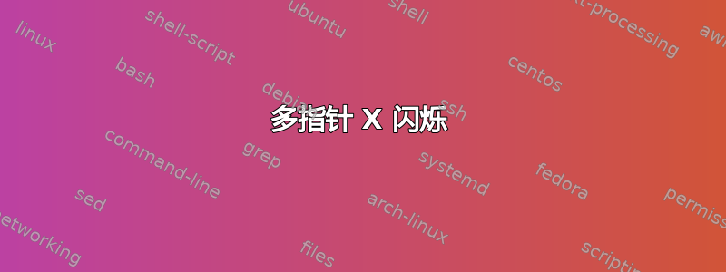 多指针 X 闪烁