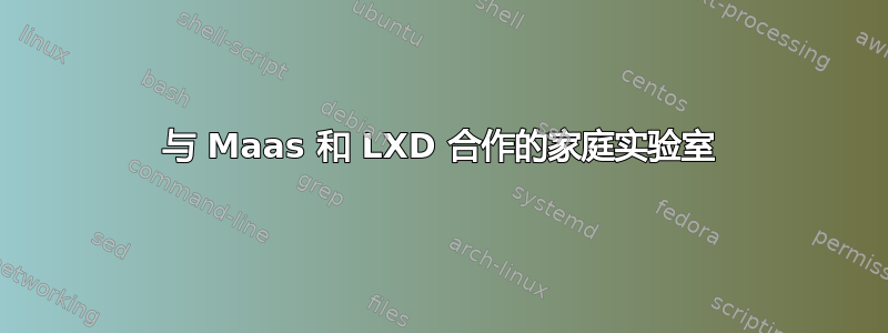 与 Maas 和 LXD 合作的家庭实验室