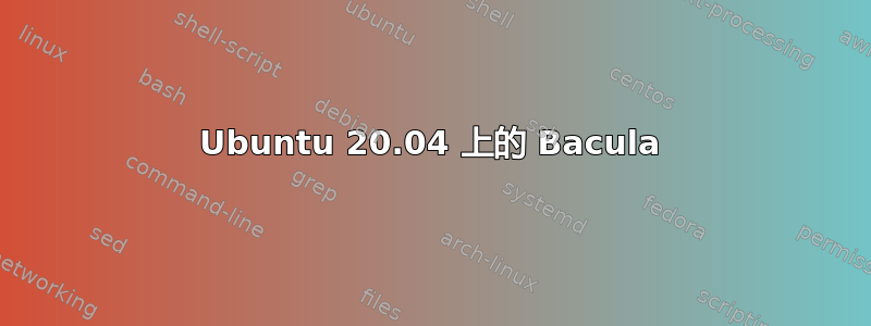 Ubuntu 20.04 上的 Bacula