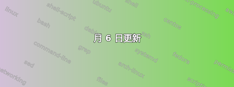 4 月 6 日更新