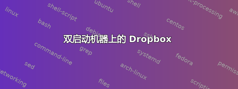 双启动机器上的 Dropbox