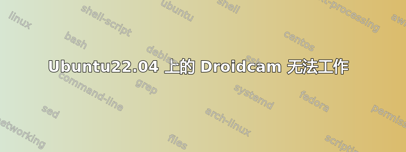 Ubuntu22.04 上的 Droidcam 无法工作 