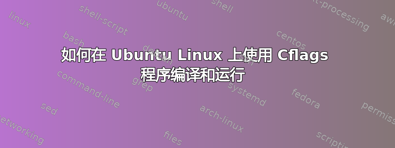 如何在 Ubuntu Linux 上使用 Cflags 程序编译和运行 