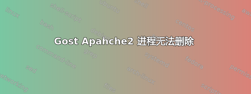 Gost Apahche2 进程无法删除