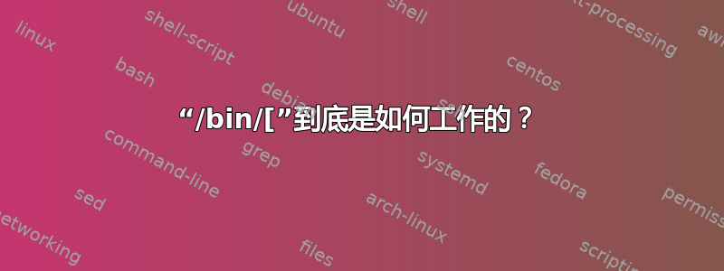 “/bin/[”到底是如何工作的？