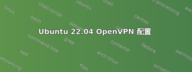 Ubuntu 22.04 OpenVPN 配置