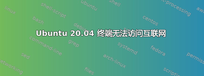 Ubuntu 20.04 终端无法访问互联网