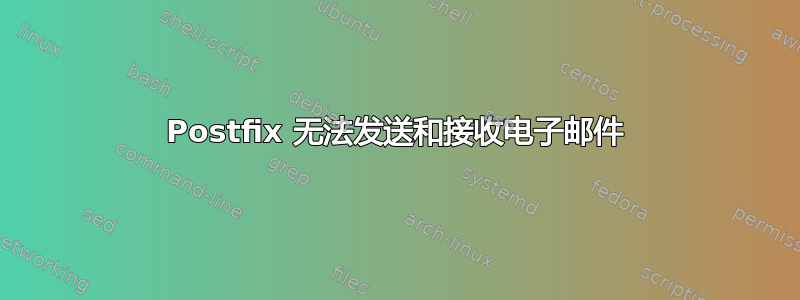 Postfix 无法发送和接收电子邮件