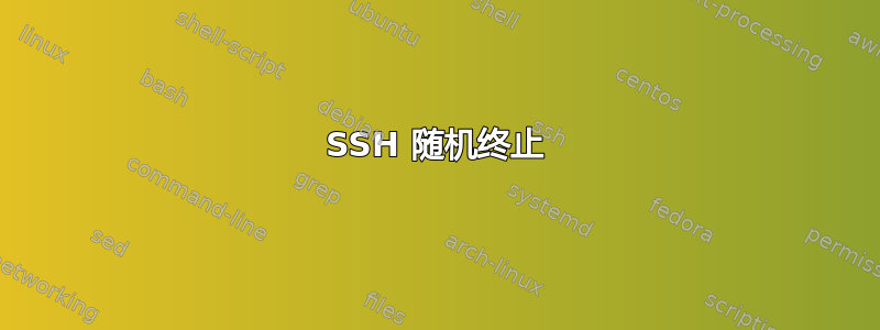 SSH 随机终止