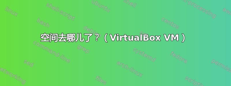 空间去哪儿了？（VirtualBox VM）