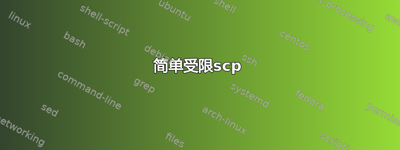 简单受限scp