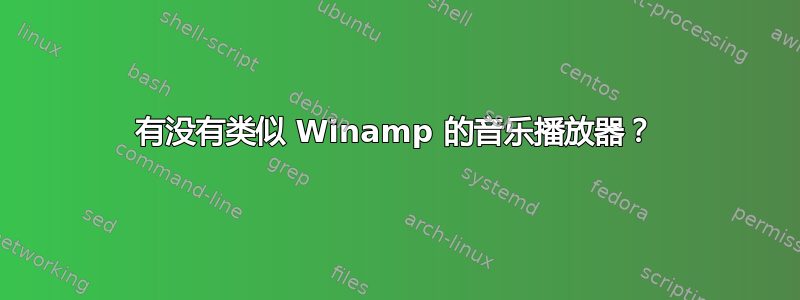 有没有类似 Winamp 的音乐播放器？