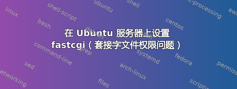 在 Ubuntu 服务器上设置 fastcgi（套接字文件权限问题）